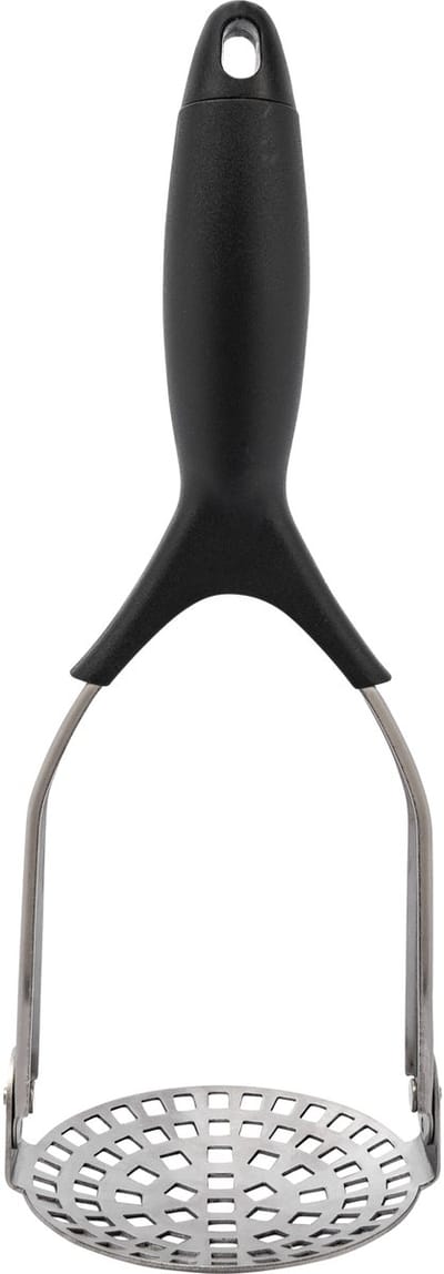 Westmark aardappelstamper, opvouwbaar voor ruimtebesparend opbergen, RVS/kunststof, speciaal, zilver/zwart, 61282270
