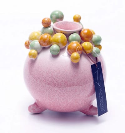 Vaas - Villa Pottery - Woondecoratie - Decoratie - Voorjaar - Porselein - Waterdicht - Piccadilly 1_2 Pink