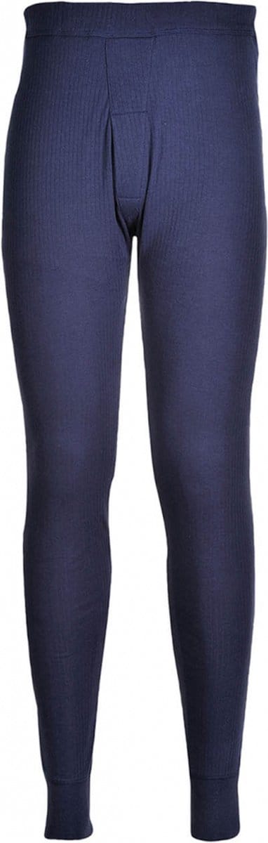 Thermo Legging Heren Navy Blauw Maat L Portwest Baselayers Winter Elasticated Waist thermo ondergoed Heat Booster
