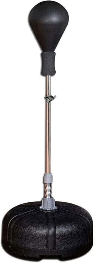 Zelfdragende Bokszak - Bokstrainer - Kracht Training - Verstelbare Hoogte - 110-160 cm - Zwart