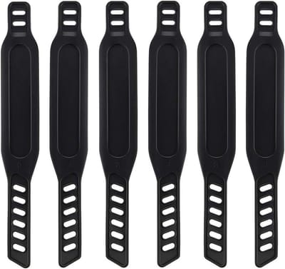 Set van 6 Verstelbare Pedal Straps voor Fietsen, Geschikt voor Thuis en Gym, Duurzaam en Universeel voor de meeste Fietspedalen