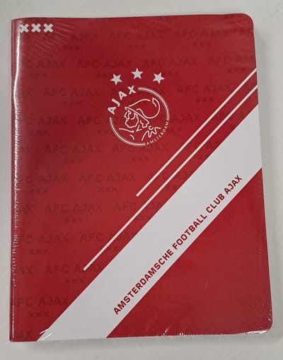 AJAX Schriften - Lijntjesschriften - A5 formaat - 3 stuks - Rood
