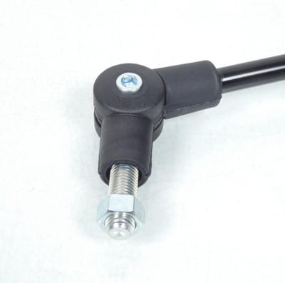 Originele omkeerbare achteruitkijkspiegel voor Fantic 125 Caballero motorfiets, modeljaar 2008 t/m 2009, onderdeelnummer 00222005 / M10 1,25, nieuw