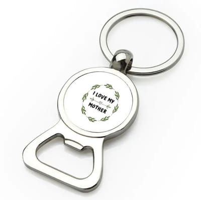 Akyol - i love my mother flesopener - Mama - liefste moeder - moeder cadeautjes - moederdag - verjaardag - geschenk - kado - 9 bij 3 cm