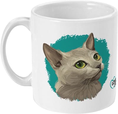 Mok Love Cats Russian Blue, 325ml