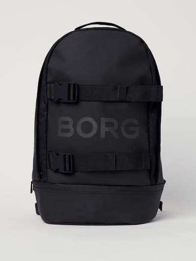 Björn Borg Duffel Rugzak 28Liter - Verstelbare Schouderbanden en Borstband - Gerecycled Polyester - Zwart