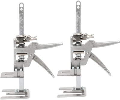 Handkrik 4pcs Meubellifter Meubelverplaatser Platenlift Badkamer Armlifter Arbeidsbesparende Arm Platenliften Tot 150kg, verstelbaar 0cm-14,5cm