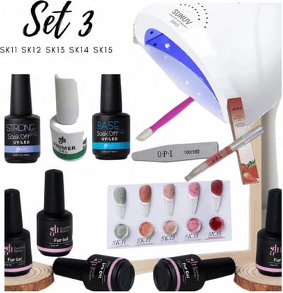 Guardian Beauty Miramer Gellak Set - Fur Gel - SK11-SK15 - 15ml - Nagel Gellak
