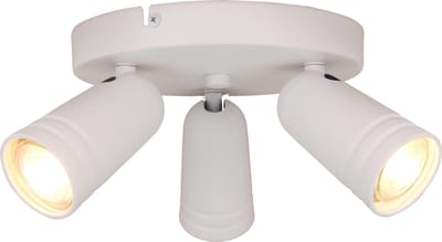 Chericoni Spero Plafondspot - 3 lichts - Ø6 cm - GU10 - Wit