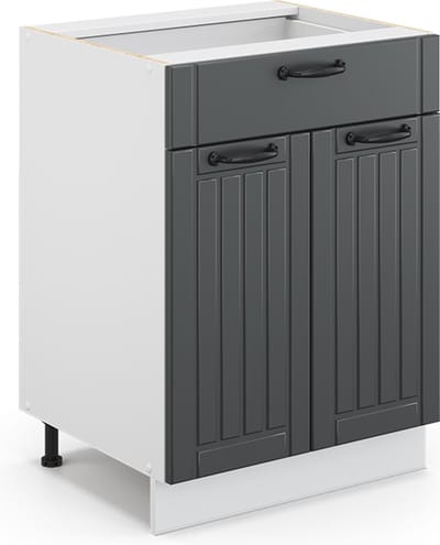 Vicco Fame-Line Badkamerkast – 60 x 82 cm met lade, zonder werkblad Antraciet
