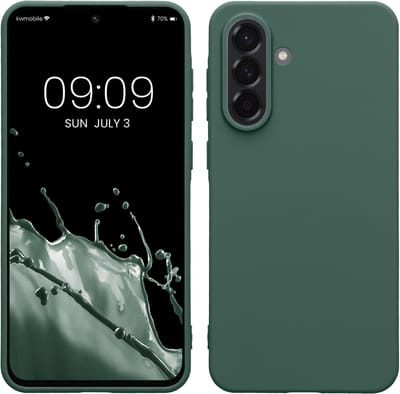 kwmobile telefoonhoesje geschikt voor Samsung Galaxy A56 5G - Hoesje voor smartphone - Back cover in dennengroen