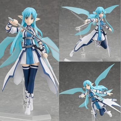 10cm SAO Progressive Scherzo of Deep Night Asuna Kirito Sinon Actiefiguur Set Beweegbaar Model Verzamelaar Anime Speelgoed with box