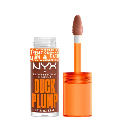 Nyx Professional Makeup Duck Plump - Mocha Me Crazy - Plumping lipgloss - Bruin - 6,8ml