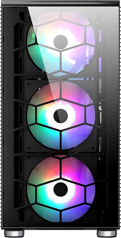 Computer Behuizing - PC Kast - Componenten Beschermen - Gehard Glas - Full Tower - Zwart