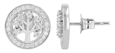 AKZENT Akzent Dames Oorbellen "Tula" van 925 Sterlingzilver, gerhodineerd, duurzaam