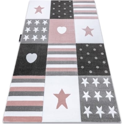 Kleden Rugsx Tapijt PETIT TEENY HART Sterretje rozekleuring 180x270 cm