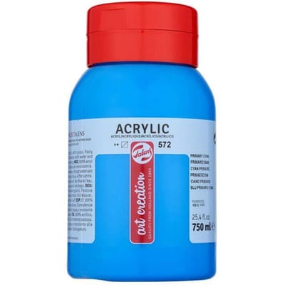 Talens Art Creation Acrylverf Pot 750 ml Primaircyaan 572