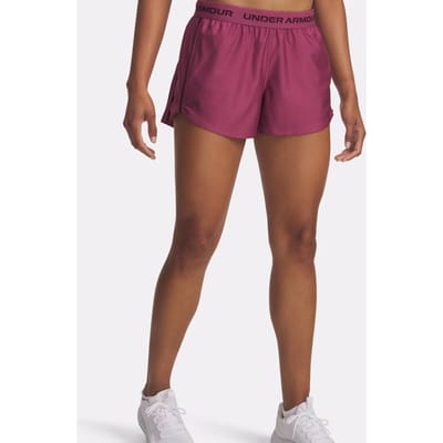 Under Armour Tech Play Up Short voor tennisballen Dames-berry