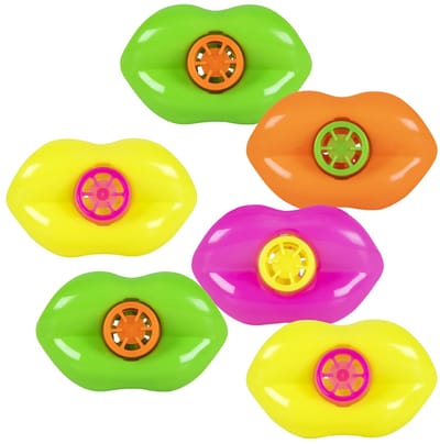 Boland - Set 6 lipfluitjes - Pinata vulling - Uitdeelcadeautjes - Verjaardag
