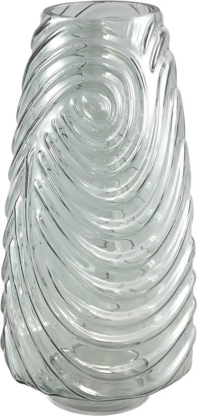 PTMD Silli Vaas - 16 x 16 x 32 cm - Glas - Groen