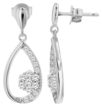 AKZENT Akzent Dames Oorbellen "Eira" van 925 Sterlingzilver, gerhodineerd, duurzaam