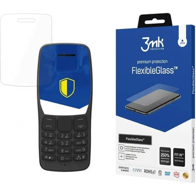 3MK FlexibleGlass - Nokia 110 - Hybride Bescherming - Krasbestendig