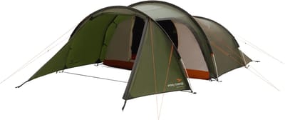 Easy Camp Pasvik 4 Tent 4 Persoons Lichtgewicht Tunnentent Aluminium stokken Groen