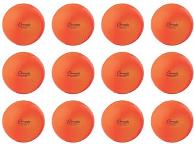Oefen Hockeyballen - Sportballen Set - Vaardigheden Verbeteren - Hol Ontwerp - 12 Stuks - Oranje
