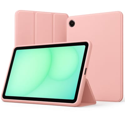 TechNow Hoesje geschikt voor Samsung Galaxy Tab A11 Hoesje – Extreme Shock Case – Smart Case - Rose
