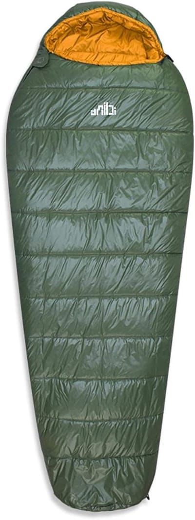 Mummie Slaapzak - Kampeerzak Warm - Outdoor Avontuur - 3M Thinsulate Isolatie - Tot 1.98m - Groen