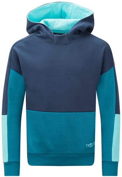 Trollkids Rondane Hoodie Blauw 128 cm Jongens,Meisjes