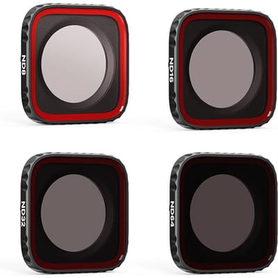 aMagisn Sportcamera ND Filterset ND8+ND16+ND32+ND64 Waterdicht Multi-Coated Optisch Glas for Insta360 Ace Pro