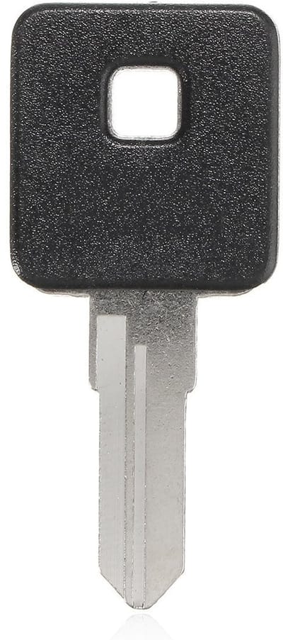 Dailygoods- Ontsteking Lege Sleutel - Compatibel met Harley Davidson Sportster - Vervangend Sleutelblad - Zwart - Maat 52,5 x 23,3 x 5 mm - Geen chip inbegrepen