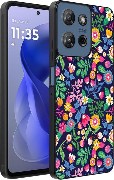 Smartphonica Telefoonhoesje Geschikt voor Motorola Moto G Power 2025 / G Play 2025 met bloemen opdruk - TPU backcover case flower design geschikt voor Motorola Moto G Play 2025;Motorola Moto G Power 2025