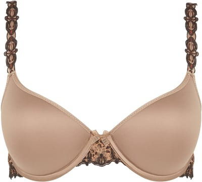 Chantelle - Champs Elysée Voorgevormde BH Feline Print - maat 75C - Bruin