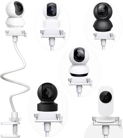 Flexibele Babyfoonhouder met Klem - Universele Camera Stand voor Wieg en Meubels