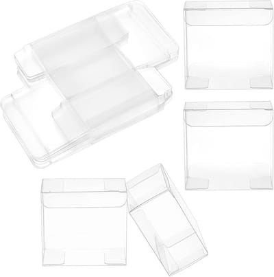 Allecto - Transparante Geschenkdozen - 20 Stuks - Helder - 7 x 6,6 x 3,7 cm - Perfect voor Snoep en Chocolade - Ideaal voor Bruiloft en Kerstmis