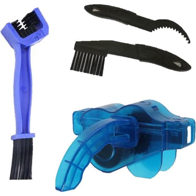 Fietskettingreiniger Fietsen Fietsmachine Borstels Scrubber Wasgereedschap Reinigingsset Bergbeklimmer blauw