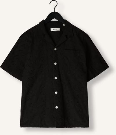 Forét Leo Paisley Shirt Overhemden Heren - Zwart - Maat M