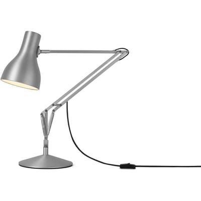 Anglepoise Type 75™ bureaulamp - geborsteld aluminium - met voet - Led