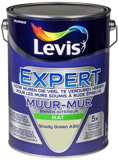 Levis - Expert Muur Binnen Mix - Shady Green A50 - Mengverf - 5 L