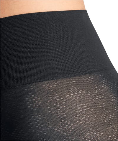 FALKE Dovetail eenkleurig materiaal half ondoorzichtig 50 DEN panty dames zwart - maat M-L