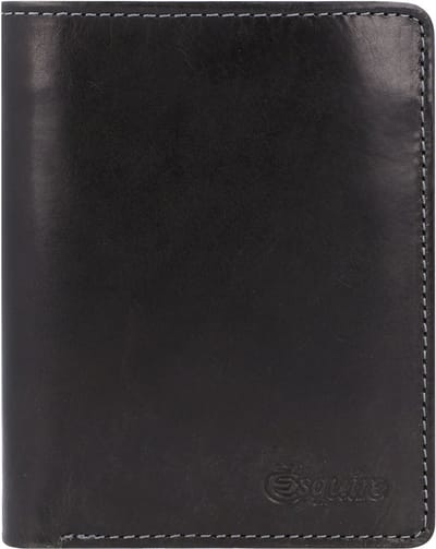 Esquire Denver Portemonnee RFID Leer 9 cm - Jongens - Staand formaat - schwarz