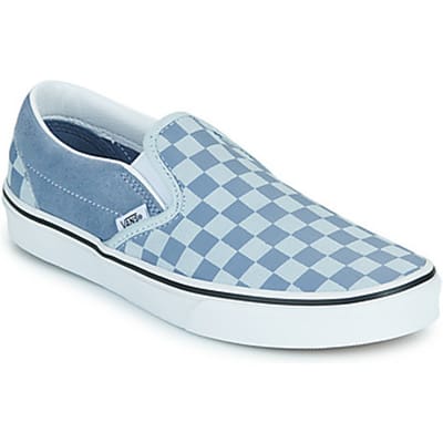 Vans  Instappers Classic Slip-On CHECKERBOARD LIGHT BLUE