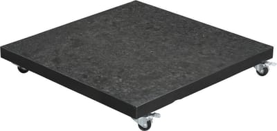 Garden Impressions Special hawaii granieten parasolvoet- 90kg-royal antraciet-verrijdbaar