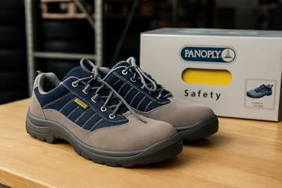 Veiligheidsschoenen S1P SRC Panoply Rimini 2 - Grijs/Blauw - Maat 47 (Art. RIM2SPGB)
