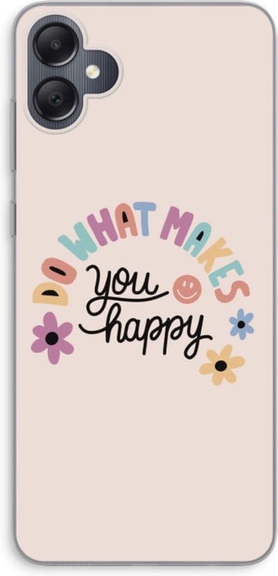 Case Company® - Hoesje geschikt voor Samsung Galaxy A05 hoesje - Happy days - Soft Cover Telefoonhoesje - Bescherming aan alle Kanten en Schermrand