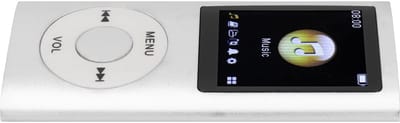Dailygoody - MP3/MP4-speler - Draagbare Muziekspeler - 1,8 Inch HD-scherm - Zilver - Ondersteuning Tot 64 GB Geheugenkaart - 8 Uur Speelduur - Geschik...
