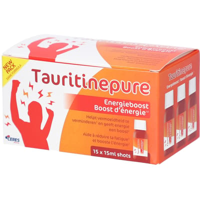 Tauritinepure® Magnesium | Energie Taurine – L-carnitine - Mangaan 15x15 Drinkbare ampoules
