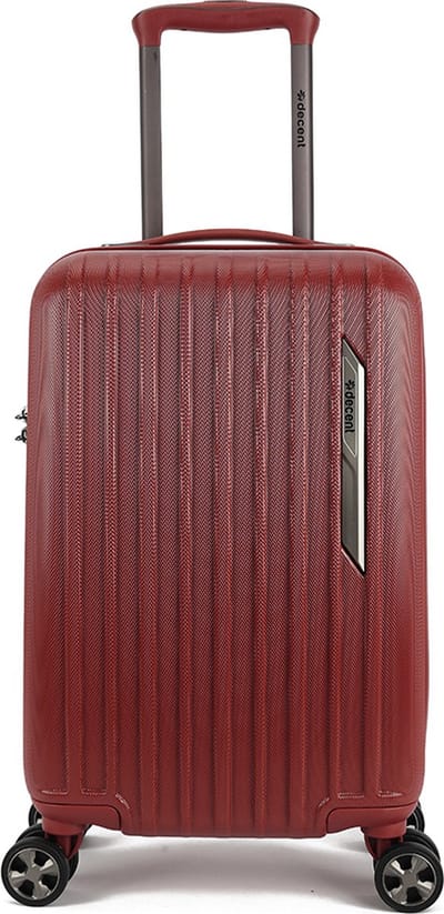 Decent PARADISO Handbagage koffer 55x35x20 cm- Handbagage trolley 35 liter- Lichtgewicht koffer - Reiskoffer - Veilig TSA Cijferslot – Spinner handbagage 55 cm - Rood